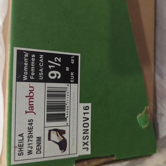 NWT Jambu Denim Sheila Heels - Picture 4 of 9